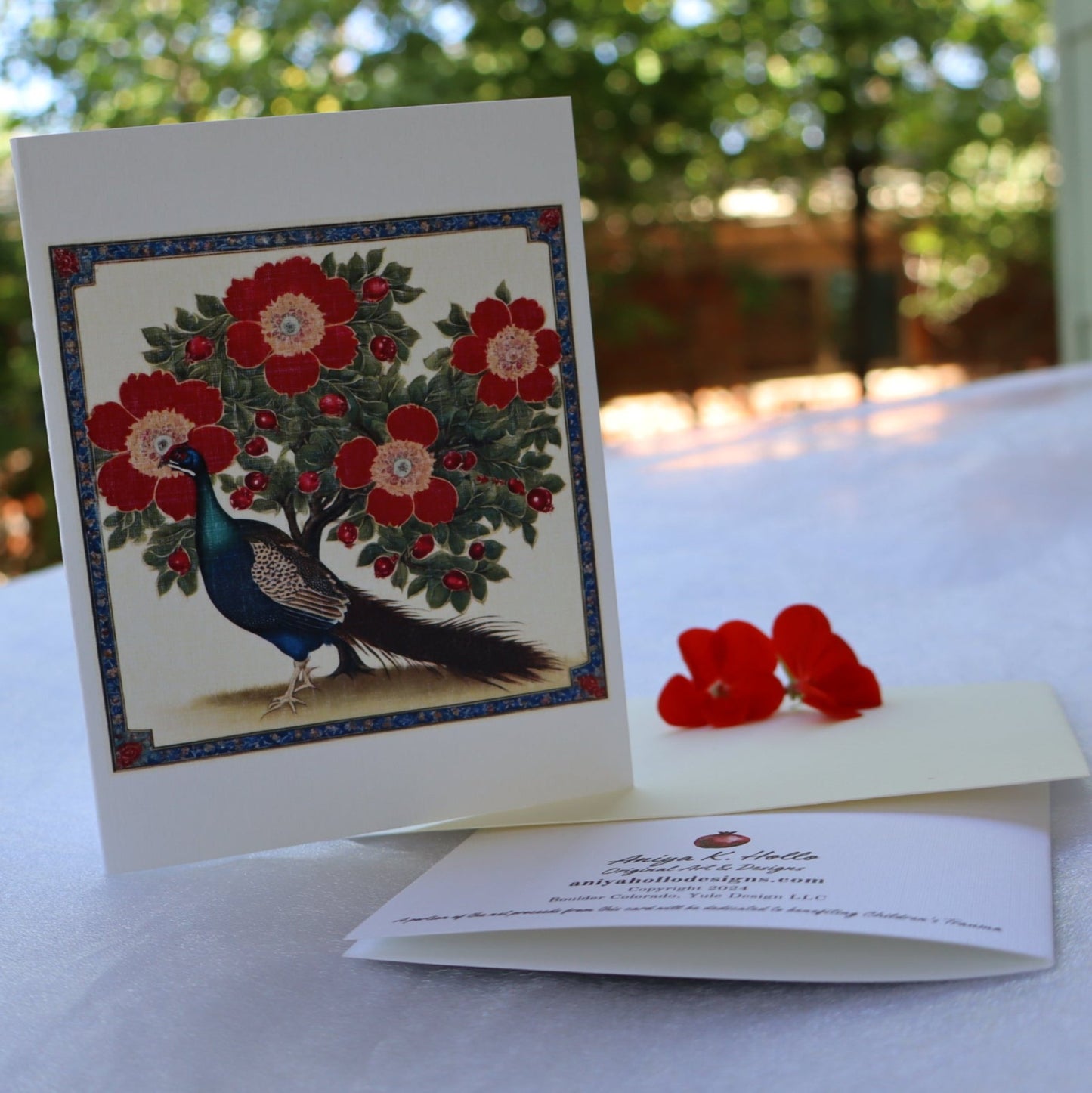 Single Greetings Card - Wild Pheasant