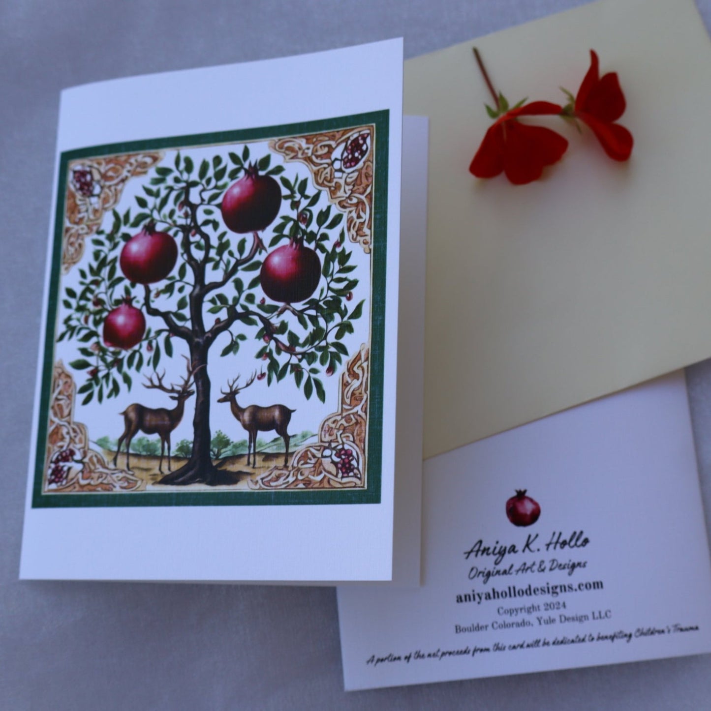Single Greetings Card - Wild Summer