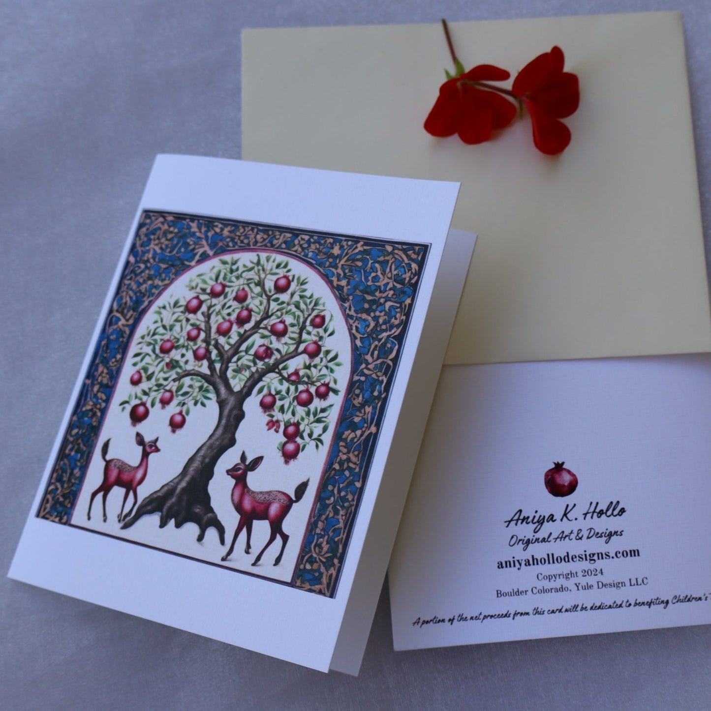 Single Greetings Card - Love Dears