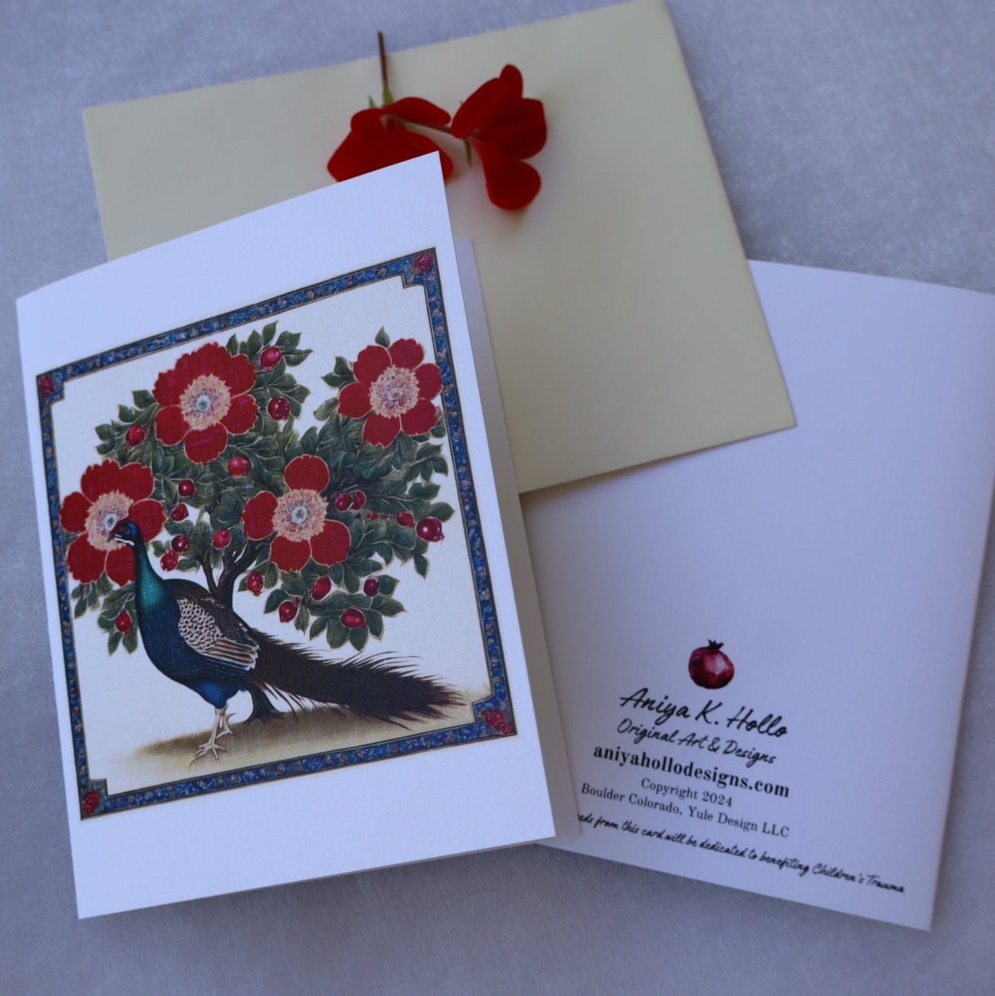 Single Greetings Card - Wild Pheasant